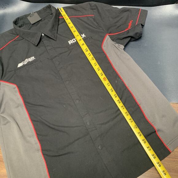 Vintage Ski-Doo Shirt Mens XL Black Gray Y2K Racing Team Work Shop Snap Up. G2 - Picture 8 of 10